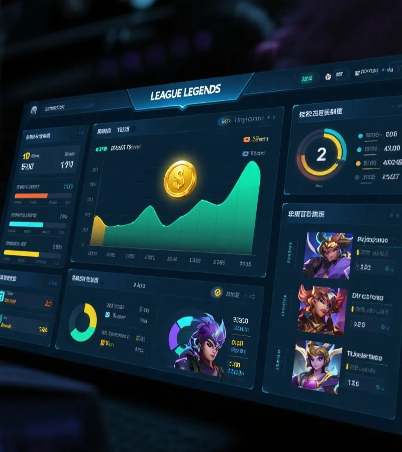 英雄联盟赛事数据面板